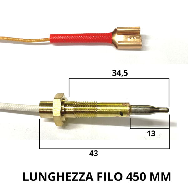 FOSTER TERMOCOPPIA SICUREZZA PIANO COTTURA PER BRUCIATORE TRIPLA CORONA